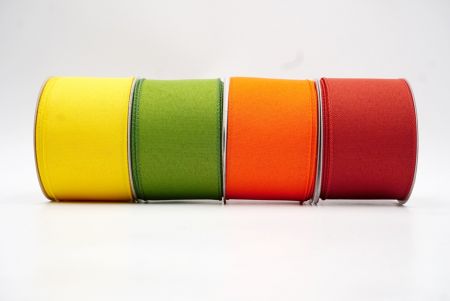 Plain Colors Wired  Ribbon
